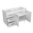 BAJO MESADA SIN BACHA MUEBLE COCINA MOSCONI EXPRESS 120 CM 10132 COLOR BLANCO
