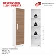 DESPENSERO ORGANIZADOR MUEBLE DE COCINA MOSCONI 1 PUERTA 56142 COLOR BLANCO
