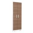 ESCOBERO MOSCONI MUEBLE ORGANIZADOR DE LIMPIEZA 180 CM 2 PUERTAS 10202 COLOR BLANCO FRENTE CARVALHO MEZZO
