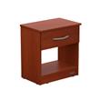 MESA DE LUZ 1 CAJÓN MOSCONI SUPER EXPRESS MESITA DE NOCHE 56149 COLOR CAOBA
