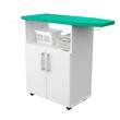 MUEBLE ORGANIZADOR DE PLANCHADO MOSCONI TABLA DE PLANCHAR 10072 COLOR BLANCO
