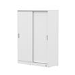 PLACARD MOSCONI 2 PUERTAS CORREDIZAS DAKAR 140 CM GUÍA METÁLICA 56410 COLOR BLANCO
