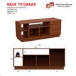 RACK MOSCONI MUEBLE DE TV DAKAR MELAMINA MESA TV 56663 COLOR VENEZIA
