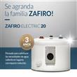 TERMOTANQUE SEÑORIAL ZAFIRO 20 LTS ELECTRICO CARGA SUPERIOR 33 X 41
