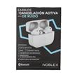 AURICULARES NOBLEX HP100ANC BLUETOOTH TRUE WIRELESS BLANCOS
