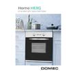 HORNO DOMEC HEXG 52953 ELECTRICO 60 LTS GRILL DOBLE VISOR TERMOSTATO ACERO INOX
