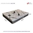 COLCHON EN CAJA + BOX DE MADERA MOSCONI 2 PLAZAS 57094 COLCHON DREAM ON CON BOX BENETHON COLOR
