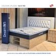COLCHON EN CAJA + BOX DE MADERA MOSCONI 2 PLAZAS 57096 COLCHON DREAM ON CON BOX BENETHON COLOR BAMBU
