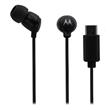 AURICULARES MOTOROLA MOTO EARBUDS 3C-S CON CABLE MIC USB TIPO C NEGRO