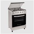 COCINA ELECTRICA KANJI BLACK KJH-EKXL01V 60 X 50 CM 4 ANAFES HORNO 1500 WTS LUZ ACERO INOX