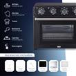 HORNO ELECTRICO BGH BHE30FN24T CON AIRFRYER 30 LTS SPIEDO NEGRO
