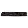 TECLADO KANJI KJ-TECMULT001 CON CABLE USB COMPACTO NEGRO