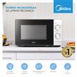 MICROONDAS MIDEA MW-MN120SAR1 MECANICO 20 LTS LUZ PLATA