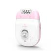 DEPILADORA GAMA VELVET INALAMBRICA RECARGABLE USB 2 VELOCIDADES ROSA