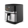 FREIDORA DE AIRE SERIE DORADA SDAF-7500 DIGITAL 7.5 LTS 1700 WTS 10 PROG NEGRO ACERO INOX