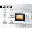 MICROONDAS ROTATIVO PHILCO MPHRW-20UAN 20 LITROS BLANCO PANEL MANUAL