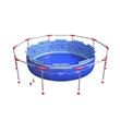 PILETA DE LONA SOL DE VERANO ARCO 10 ESTRUCTURAL REDONDA 5500 LTS 300 X 76 CM