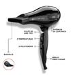SECADOR DE CABELLO BELLISSIMA 3356 S-9 2200 WTS PERFORMANCE NEGRO