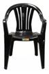 SILLON DE JARDIN REFORZADO GARDEN LIFE MOD.8901 NEGRO