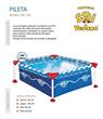 PILETA SOL DE VERANO SOL 100 1.30 X 0.95 X 0.40  500 LTS