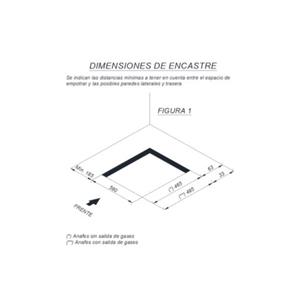 ANAFE DOMEC AVXV 63134 4 HORNALLAS AC INOXIDABLE MULTIGAS REJILLA TIMER ENC ELECTRICO