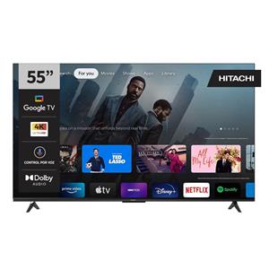 SMART TV HITACHI LE554KSMART26 55 PULGADAS 4K ULTRA HD ANDROID CHROMECAST
