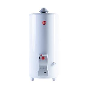 TERMOTANQUE RHEEM TPG080GNRH 80 LTS SUPERIOR PIE GAS BLANCO
