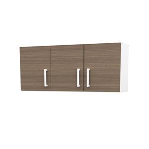 ALACENA MUEBLE DE COCINA 10184 MOSCONI EXPRESS 120 CM MELAMINA COLOR BLANCO FRENTE CARVALHO MEZZO