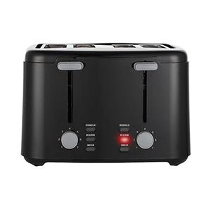 TOSTADORA LILANA AT924 MULTISLICE 4 PANES 7 NIVELES 1750 WTS GUARCABLE NEGRA
