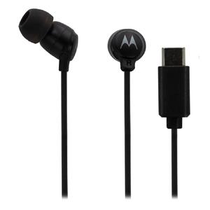 AURICULARES MOTOROLA MOTO EARBUDS 3C-S CON CABLE MIC USB TIPO C NEGRO