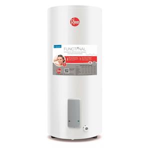 TERMOTANQUE RHEEM TEPC125ERHK2 ELECTRICO 125 LTS PIE SUPERIOR BLANCO
