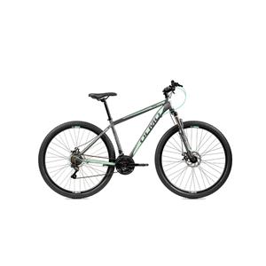 BICICLETA OLMO WISH RODADO 29 CUADRO ALUMINIO 21 VEL FRENO DISCO VERDE NEGRO