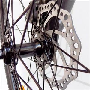 BICICLETA OLMO WISH RODADO 29 CUADRO ALUMINIO 21 VEL FRENO DISCO NARANJA NEGRO