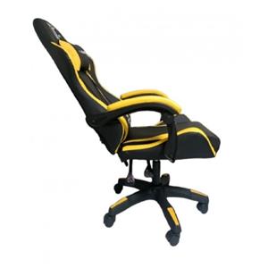 SILLON GAMER AIWA SIC101A LAMPALAGUA CONSTRICTOR GIRATORIA 135 GRADOS INCLINACIÓN AMARILLO