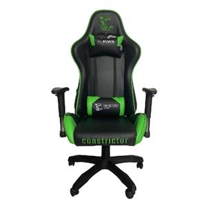 SILLON GAMER AIWA SIC2001 MONENSIS CONSTRICTOR GIRATORIA 180 GRADOS INCLINACIÓN VERDE