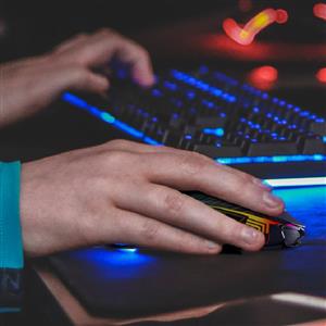 MOUSE AIWA CONSTRICTOR OROPHIAS RGB GAMING CON CABLE 6400 DPI
