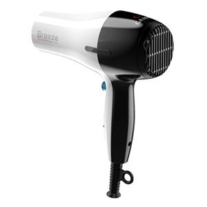 SECADOR DE PELO GAMA BREEZE 2100 WTS TOURMALINE ION 2 VELOCIDADES 2 TEMP NEGRO