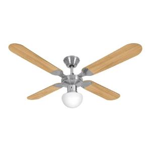 VENTILADOR LILIANA VTHM214 DE TECHO 4 PALAS REVERSIBLES 2 COLORES LUZ 5 VELOCIDADES