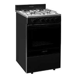 COCINA VOLCAN 87665VM MULTIGAS LUZ ENCENDIDO ELECT 4 HORNALLAS 55 CM GRAFITO ACERO INOX