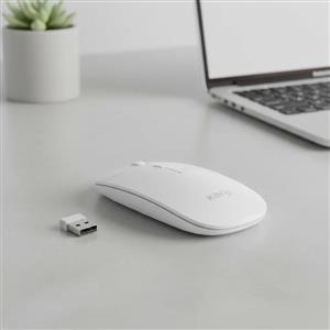 MOUSE OPTICO KANJI KJ-MOUSEI002 INALAMBRICO 1600 DPI BLANCO