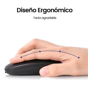 MOUSE OPTICO EXO 3628 XH36 INALAMBRICO DUAL WIRELESS 3D NEGRO