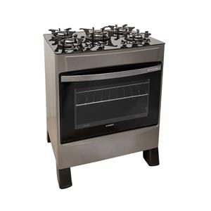 COCINA PEABODY GOURMET 730 5 HORNOLLAS PUERTA VIDRIO ACERO INOXIDABLE