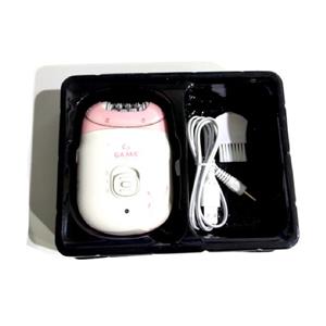 DEPILADORA GAMA VELVET INALAMBRICA RECARGABLE USB 2 VELOCIDADES ROSA