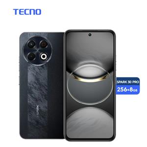 CELULAR TECNO SPARK 30 PRO KL7 DUAL SIM 8 GB RAM 128 GB MEMORIA INTERNA NEGRO