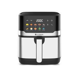 FREIDORA DE AIRE SERIE DORADA SDAF-7500 DIGITAL 7.5 LTS 1700 WTS 10 PROG NEGRO ACERO INOX