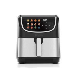 FREIDORA KEN BROWN KBAF9000 DIGITAL 9 LTS TACTIL 1800 WTS NEGRO ACERO INOX