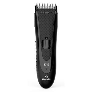 CORTADORA DE PELO GA-MA T-742 TITANIUM INALÁMBRICA BATERÍA NEGRA