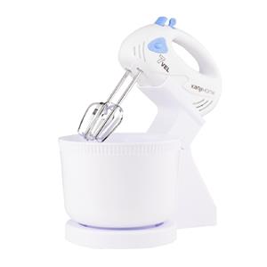 BATIDORA DE PIE KANJI KJH-PL0300HMB01 CON BOWL 300 WTS 7 VELOCIDADES BLANCA