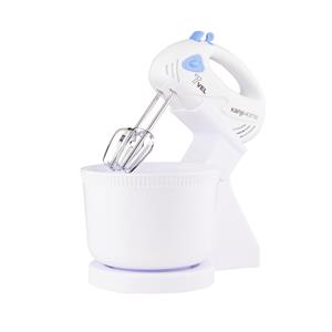 BATIDORA DE PIE KANJI KJH-PL0300HMB01 CON BOWL 300 WTS 7 VELOCIDADES BLANCA