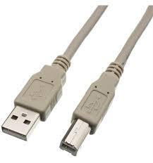 CABLE USB P/IMPRESORA 1,8 MTS.